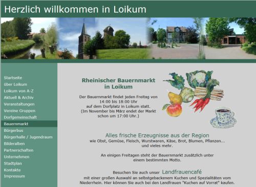 Rheinischer Bauernmarkt Loikum Hamminkeln -Loikum