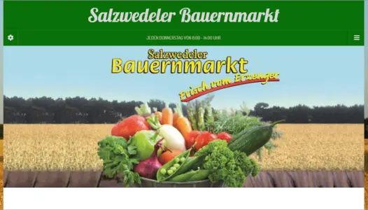 Salzwedeler Bauernmarkt in Salzwedel Hansestadt Salzwedel