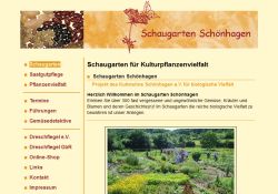 Kuhmuhne Schönhagen - Dreschflegel Schaugarten Schönhagen