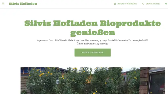 Silvis Hofladen Bio Vollsortiment Borstel-Hohenraden