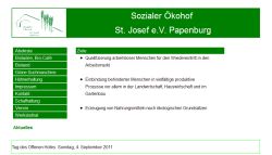 St. Joseph e.V. Sozialer Ökohof Papenburg
