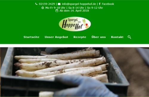 Spargel vom Hoppe Hof Meerbusch - Osterath