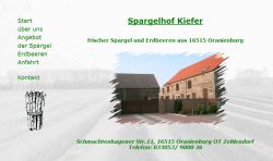 Spargelhof Kiefer Oranienburg OT Zehlendorf