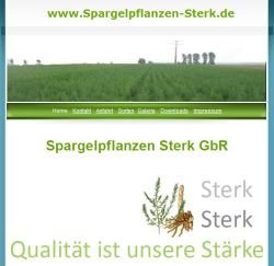 Spargelpflanzen Sterk Großlangheim