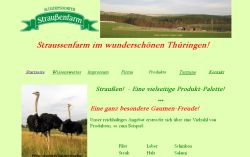 Straußenfarm Thüringen Langenwetzendorf