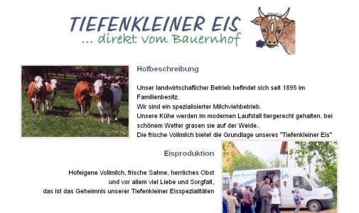 Tiefenkleiner Eis - Hof Familie Renner Küps - Tiefenklein