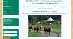 Untermühlbachhof - Wälder GbR St Georgen-Peterzell