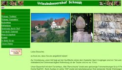 Urlaubsbauernhof Renate Schmidt Creglingen