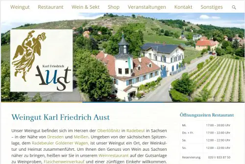 Weingut und Restaurant Weinhaus Aust Radebeul