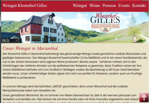 Klosterhof Gilles­ Dernau-Marienthal