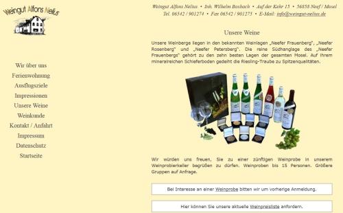 Weingut Alfons Nelius Neef / Mosel