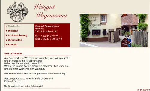 Weingut Wagenmann Staufen i. Br.