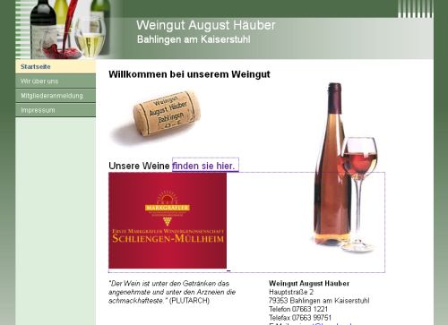 Weingut Häuber Bahlingen am Kaiserstuhl