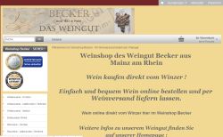 Becker - Das Weingut Mainz - Ebersheim