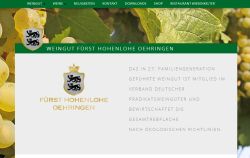 Weingut Fürst Hohenlohe Oehringen GmbH & Co. KG Öhringen Verrenberg