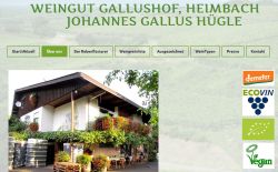 BioWeingut GALLUSHOF mit Kellerwirtschaft Teningen-Heimbach