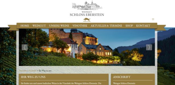 Weingut Schloss Eberstein Gernsbach