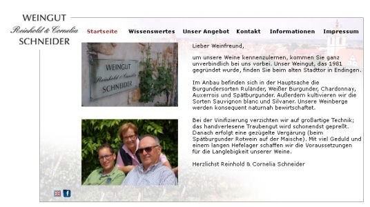 Weingut Reinhold Schneider Endingen am Kaiserstuhl