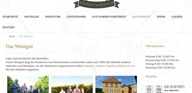Weingut - Hofladen Schüttler Wachenheim