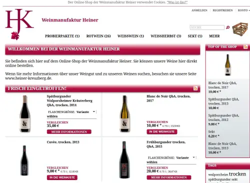 Weinmanufaktur Heiner  Dernau