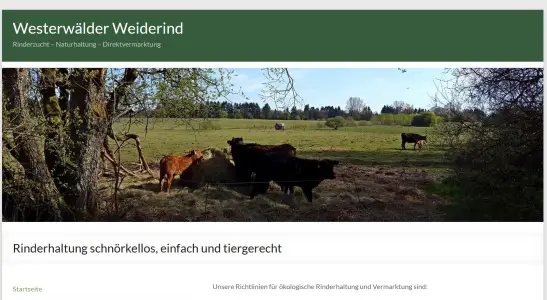 Rinderzuchtbetrieb Weyel Driedorf-Roth