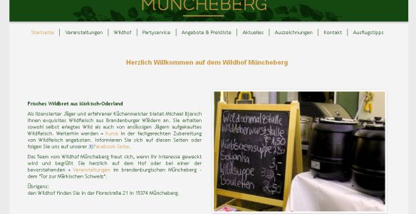 Wildhof Müncheberg Müncheberg