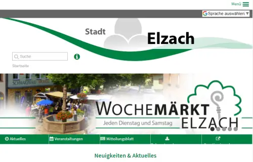 Elzacher Wochenmarkt Elzach