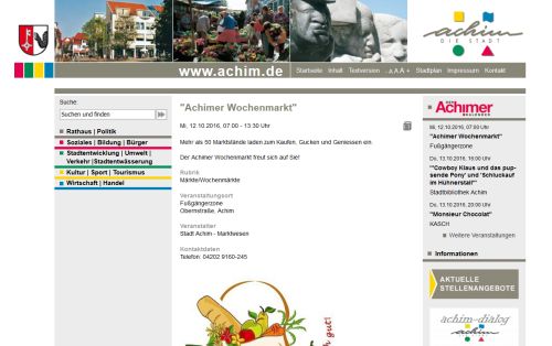 Wochenmarkt Achim Achim