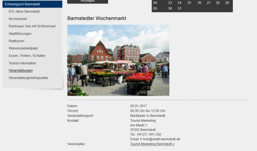 Wochenmarkt Barmstedt Barmstedt