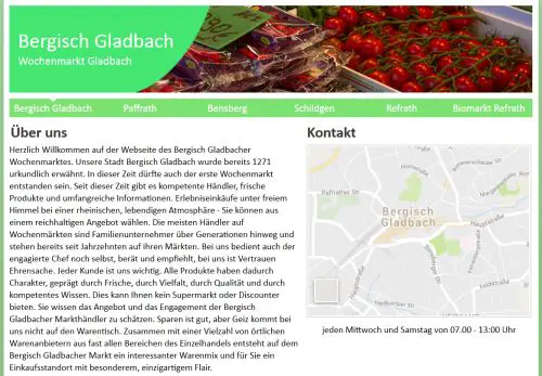 Wochenmarkt Bergisch Gladbach  Bergisch Gladbach