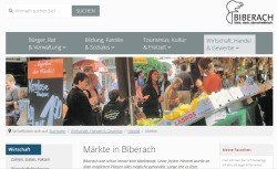 Wochenmarkt Biberach Riß Biberach an der Riß