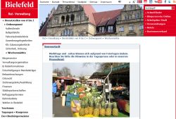 Wochenmarkt Bielefeld - Sennestadt Bielefeld - Sennestadt
