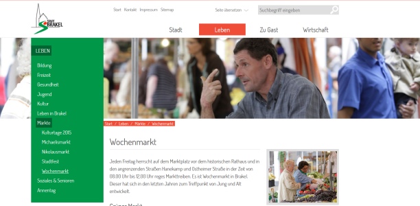 Wochenmarkt Brakel Brakel