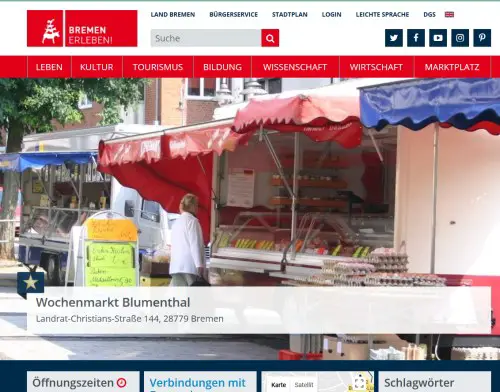 Wochenmarkt Bremen - Blumenthal  Bremen - Blumenthal