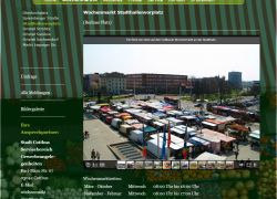 Wochenmarkt Cottbus-Stadthallenvorplatz Cottbus