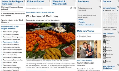 Wochenmarkt Gehrden  Gehrden