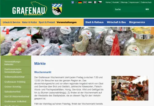 Wochenmarkt Grafenau Grafenau (Niederbayern)