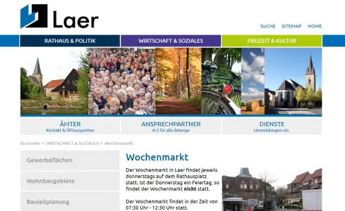 Wochenmarkt Laer Laer