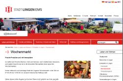 Wochenmarkt Lingen (Ems) Lingen (Ems)