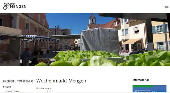 Wochenmarkt Mengen Mengen