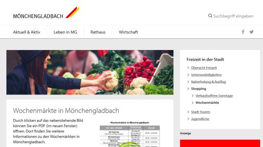 Wochenmarkt Mönchengladbach - Lürrip Mönchengladbach - Lürrip