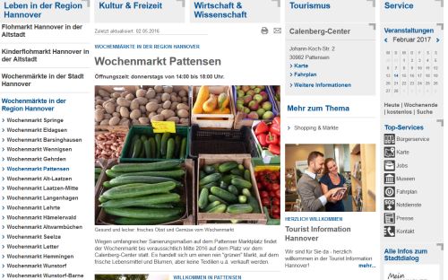 Wochenmarkt Pattensen  Pattensen