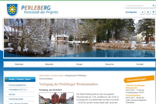 Wochenmarkt Perleberg - Kirchplatz Perleberg