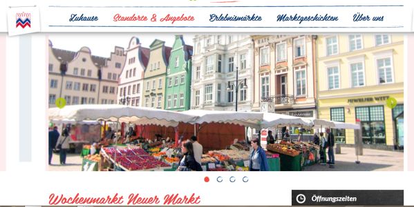 Wochenmarkt Rostock -  Neuer Markt Rostock