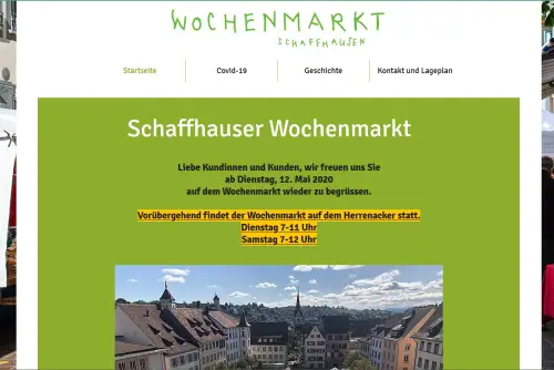 Wochenmarkt Schaffhausen  Schaffhausen