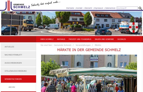 Wochenmarkt Schmelz - Hüttersdorf Schmelz OT Hüttersdorf