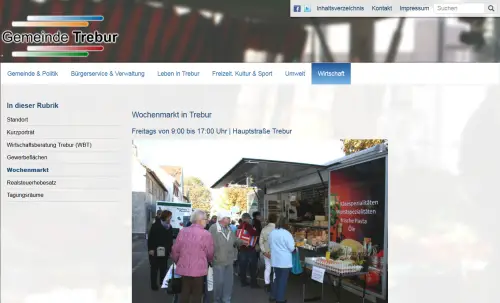 Wochenmarkt in Trebur Trebur