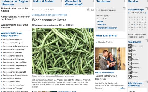 Wochenmarkt Uetze Uetze