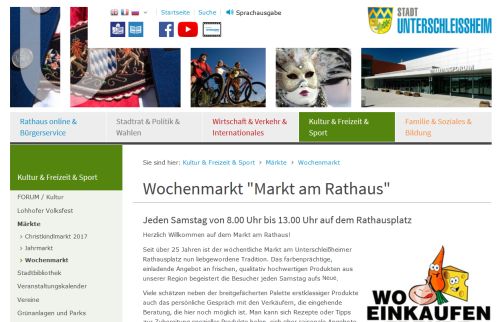 Wochenmarkt Unterschleißheim Unterschleißheim