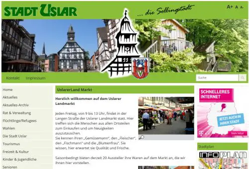 Uslarer Landmarkt / Wochenmarkt Uslar